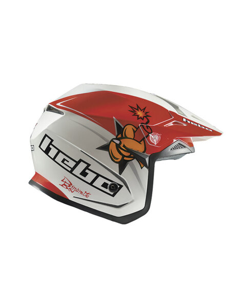 Hebo Trialhelm Zone5 Toni Bou Replica White