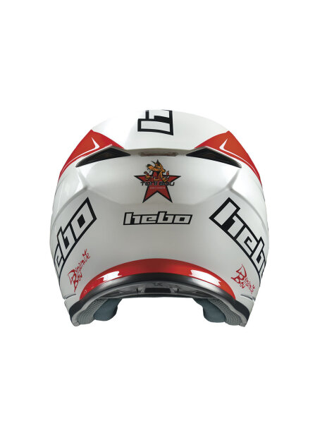 Hebo Trialhelm Zone5 Toni Bou Replica White