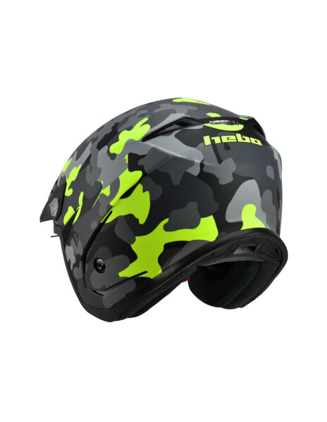 Hebo Trialhelm Zone5 Camo Lime