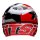 Jitsie Trialhelm HT2 Polygon Black/Red/White