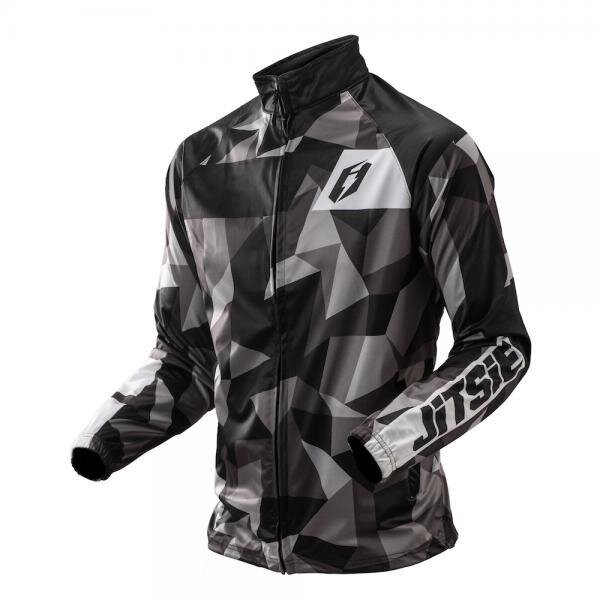 Jitsie Trialjacke L3 Polygon Black/Silver/Grey