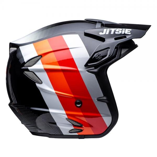 Jitsie Trialhelm HT2 Voita Black/White