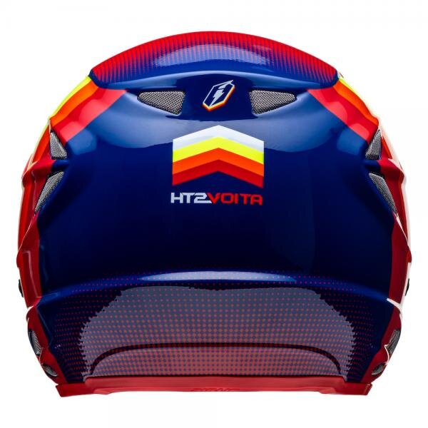 Jitsie Trialhelm HT2 Voita Navy/Red/Orange/Yellow