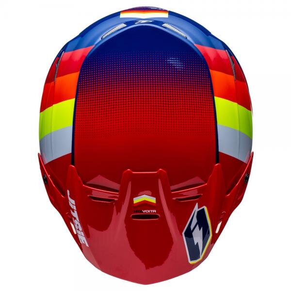 Jitsie Trialhelm HT2 Voita Navy/Red/Orange/Yellow