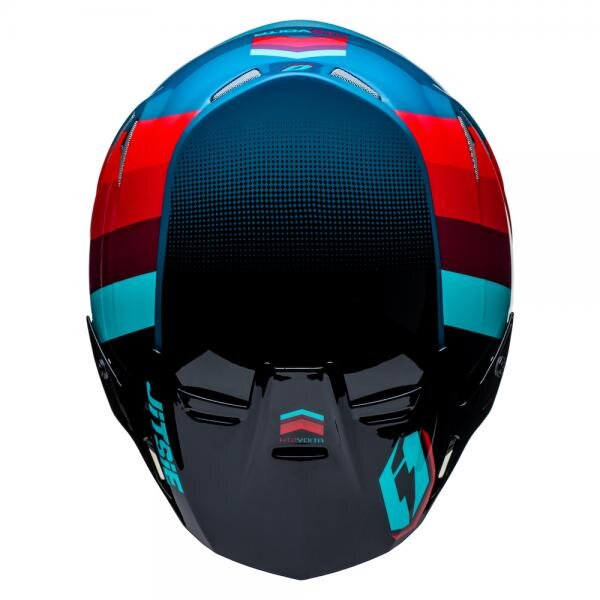 Jitsie Trialhelm HT2 Voita Black/Red/Blue