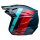 Jitsie Trialhelm HT2 Voita Black/Red/Blue