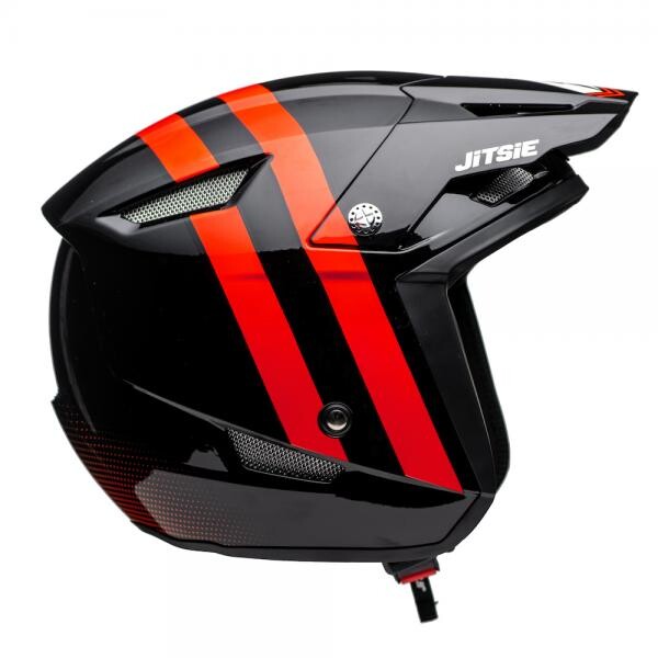 Jitsie Trialhelm HT1 Voita Black/Red