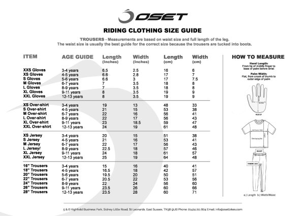 OSET Hose SCHWARZ Kollektion 2017