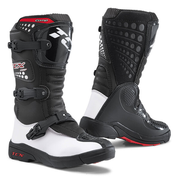 TCX Comp-KID Trialstiefel Black/White