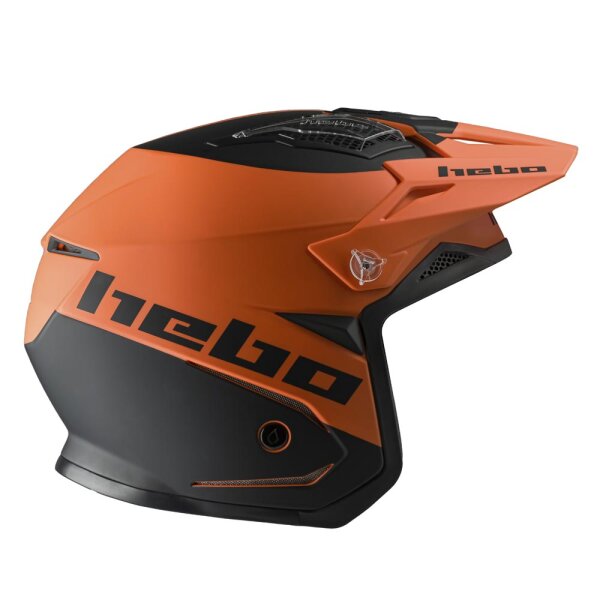 Hebo Trial Helm ZONE 5 WE TRUST orange GLANZ