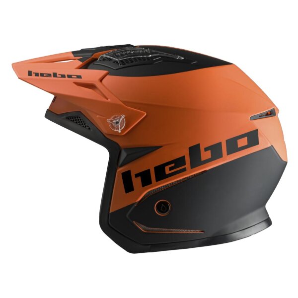 Hebo Trial Helm ZONE 5 WE TRUST orange GLANZ