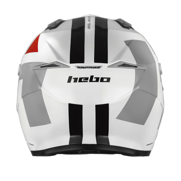 Hebo Trial Helm ZONE 5 H-TYPE weiß