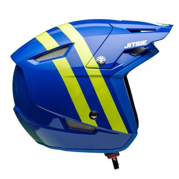 Jitsie Trialhelm HT1 Voita Blue/Fluo Yellow