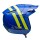 Jitsie Trialhelm HT1 Voita Blue/Fluo Yellow