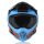 Acerbis MX-Helm IMPACT STEEL JUNIOR blau/rot