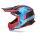 Acerbis Impact Steel Junior Helm Rot/Blau