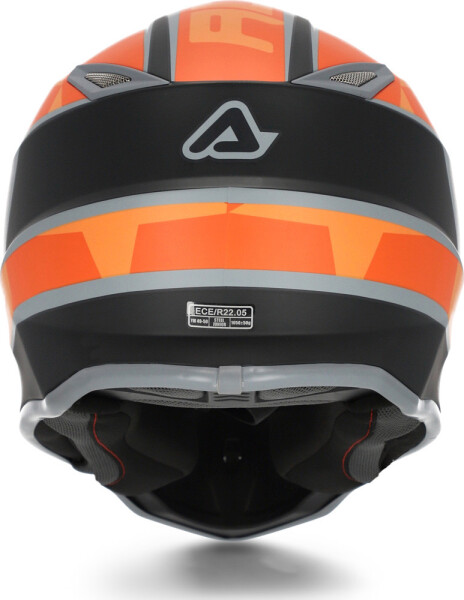 AC Helm Impact Steel Junior schwazr/orange