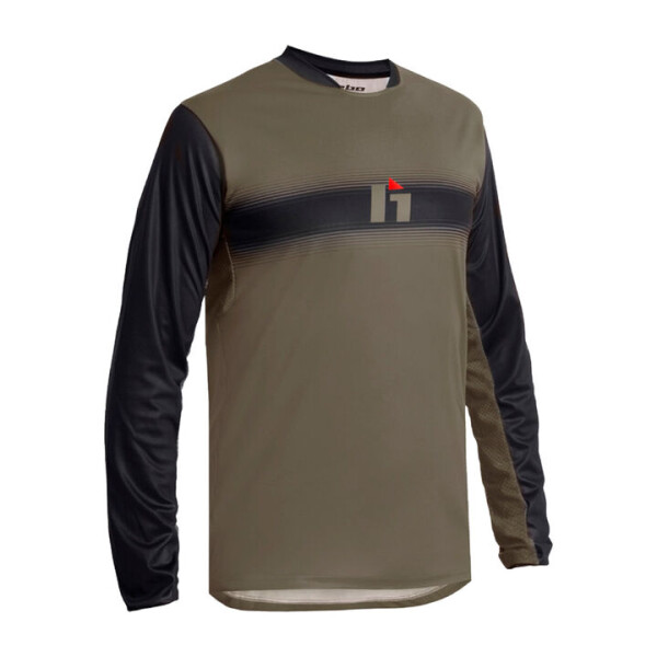 Hebo Trialhemd Tech 10 Khaki