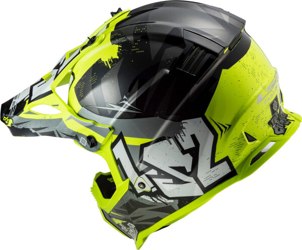 LS2 MX437 Fast Evo Crusher Motocross Helm