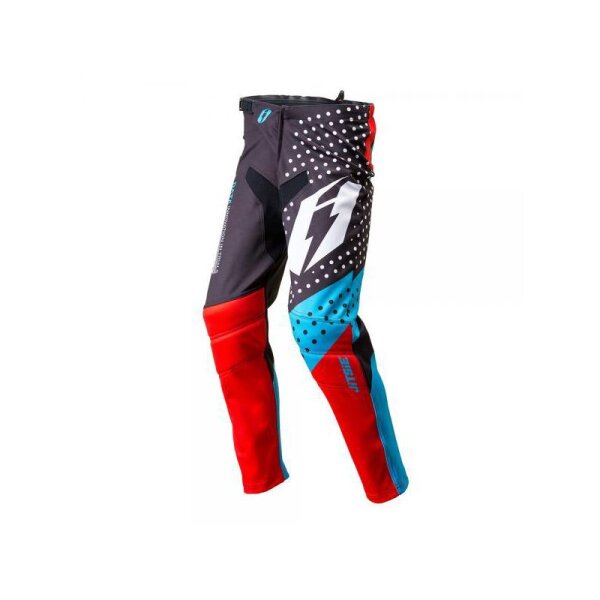 Jitsie Trialhose K3 Data KID Red/Teal