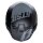 Jitsie Trialhelm HT2 Solid Matt Black/Grey