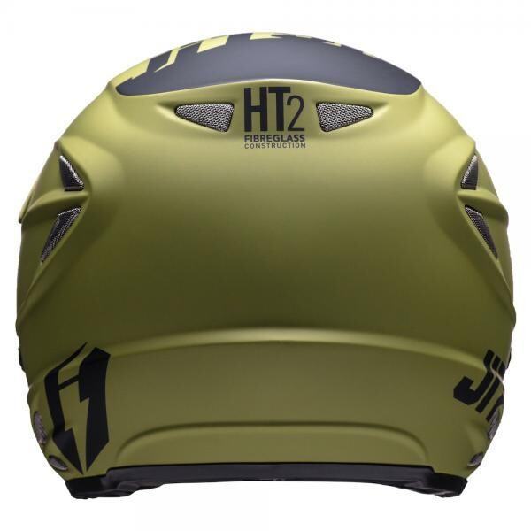 Jitsie Trialhelm HT2 Solid Matt Khaki/Black