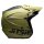 Jitsie Trialhelm HT2 Solid Matt Khaki/Black