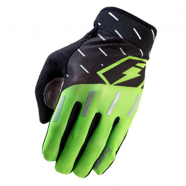 Jitsie Trialhandschuh G3 Domino Black/Fluo Green/Silver