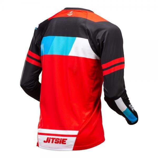 Jitsie Trialhemd L3 Linez Black/Red/Blue