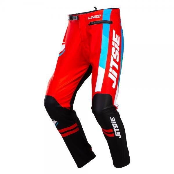 Jitsie Trialhose L3 Linez Black/Red/Blue