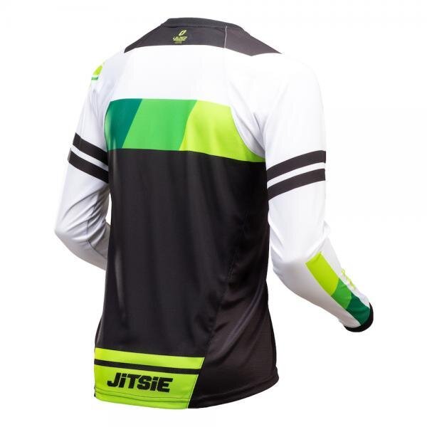 Jitsie Trialhemd L3 Linez Green/Black/White