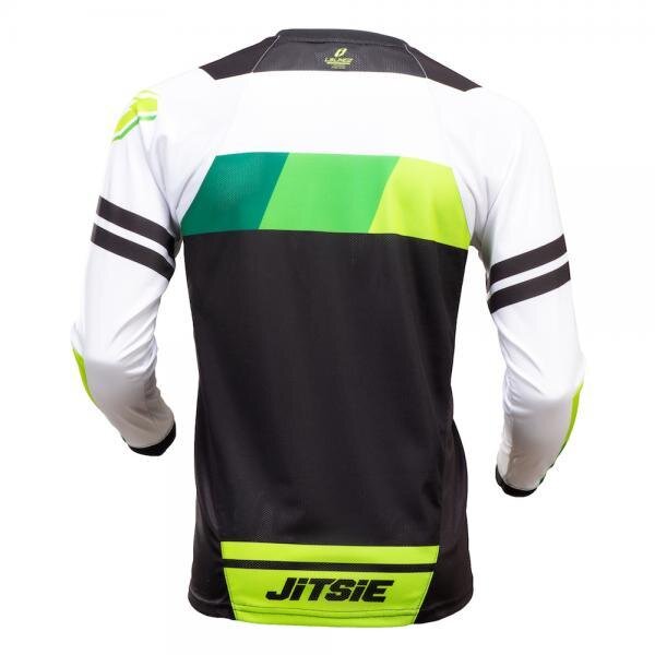 Jitsie Trialhemd L3 Linez Green/Black/White