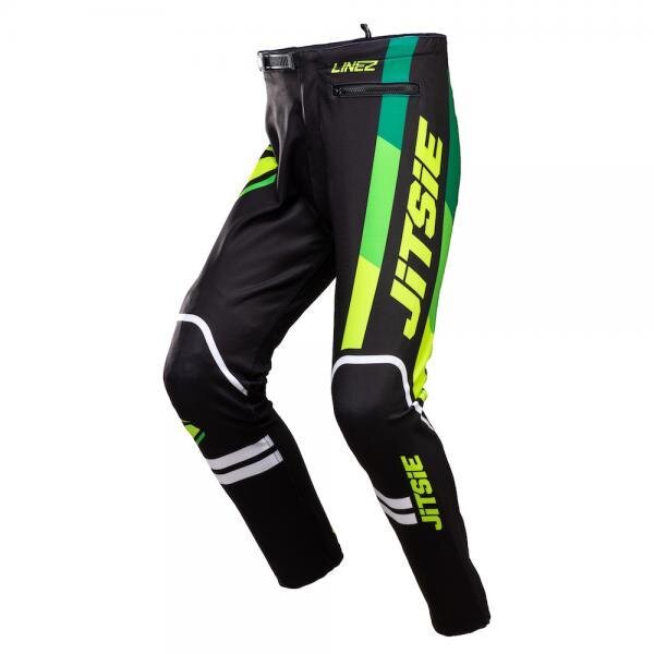 Jitsie Trialhose L3 Linez Green/Black/White