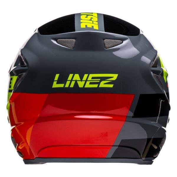 Jitsie Trialhelm HT2 Linez Black/Grey/Fluo Yellow