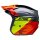 Jitsie Trialhelm HT2 Linez Black/Grey/Fluo Yellow