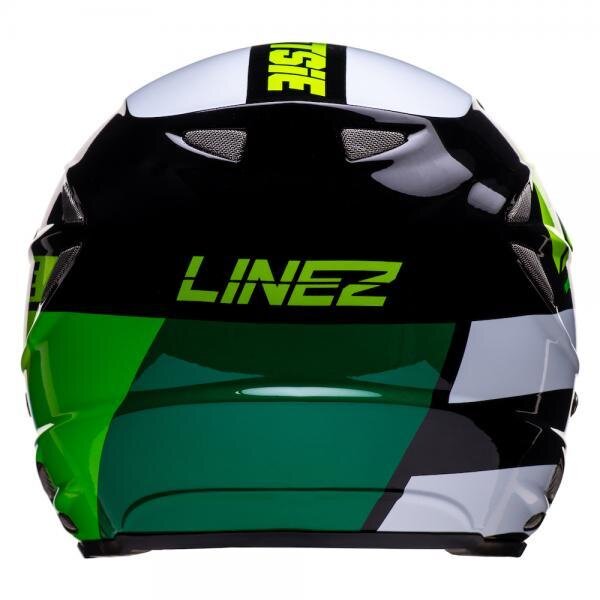 Jitsie Trialhelm HT2 Linez Green/Black/White