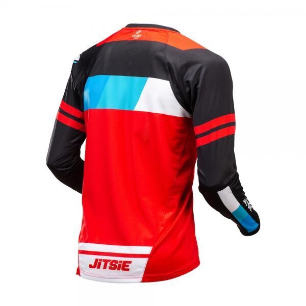 Jitsie Trialhemd K3 Linez KID Black/Red/Blue